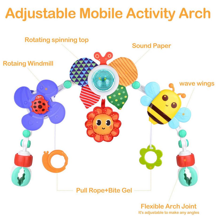 Activity-board  Kinderwagen Spielzeug für Spielbogen Baby motorische Fähigkeiten Spielzeug 