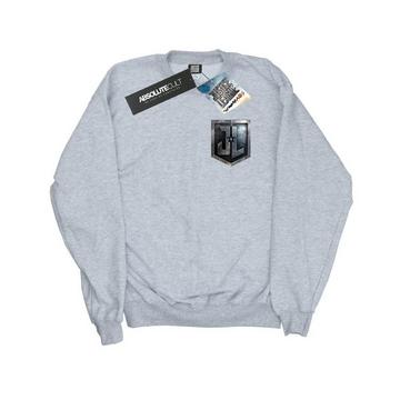 Justice League Movie Shield Faux Pocket Sweatshirt