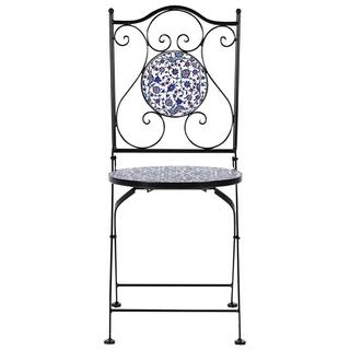 Beliani Set di 2 sedie da giardino en Ferro Retrò CAMPRENA  