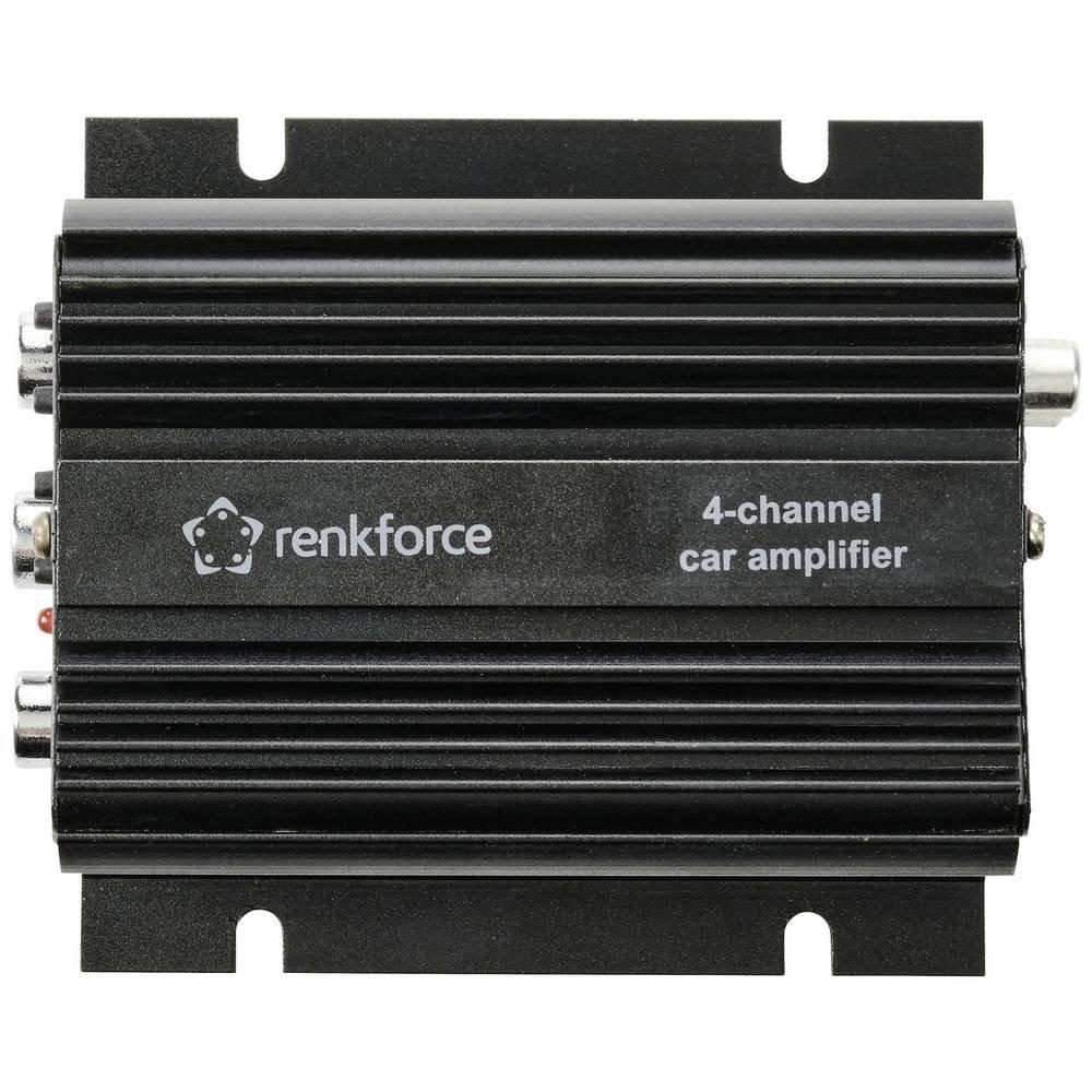 Renkforce  200 W 4-Kanal Auto-Verstärker 