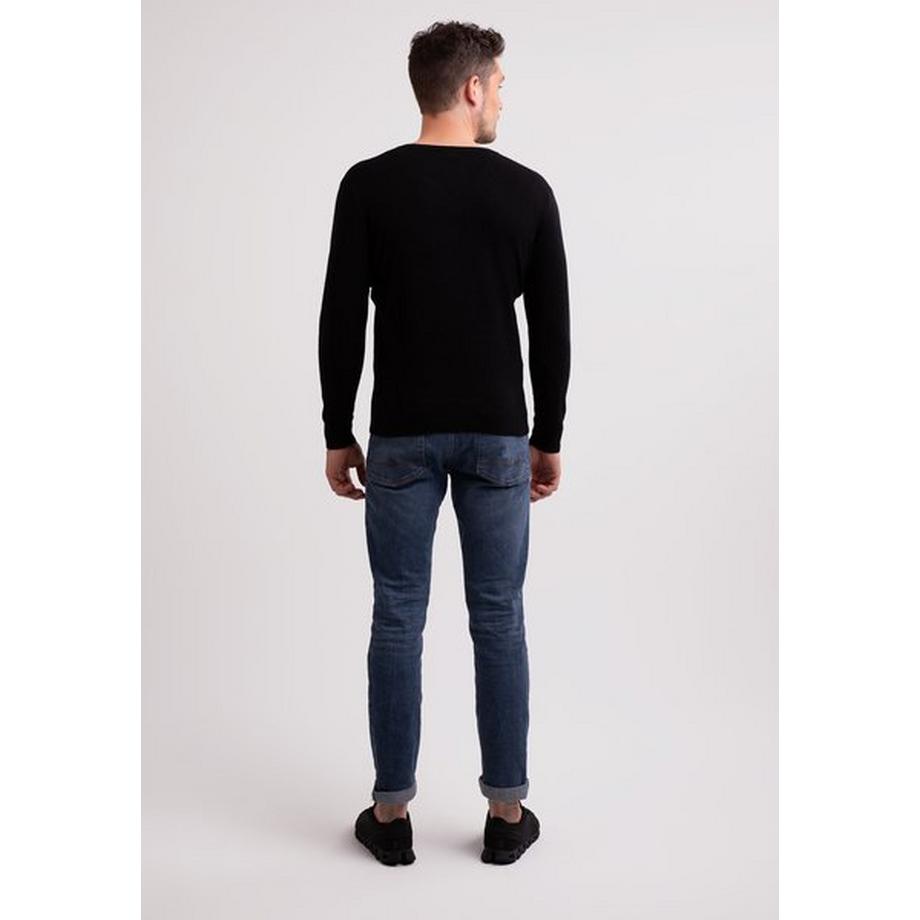 CASH-MERE.CH Pullover Scollo a V Cashmere Riciclato  