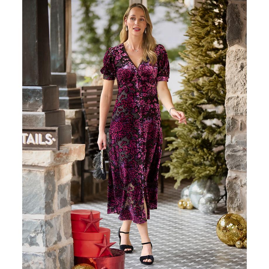 Joe Browns Devore Blumenmuster Kleid  