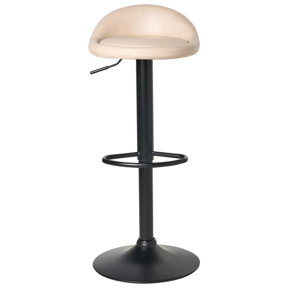 Beliani Set di 2 sgabelli da bar en Pelle sintetica Moderno MEEDER  