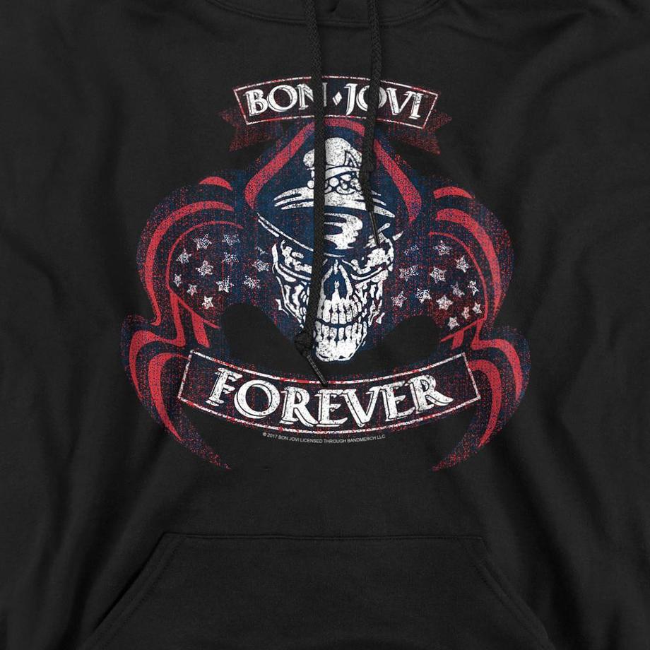 Bon Jovi  Sweat à capuche FOREVER SKULL 