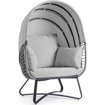 Fauteuil de jardin Eldon gris