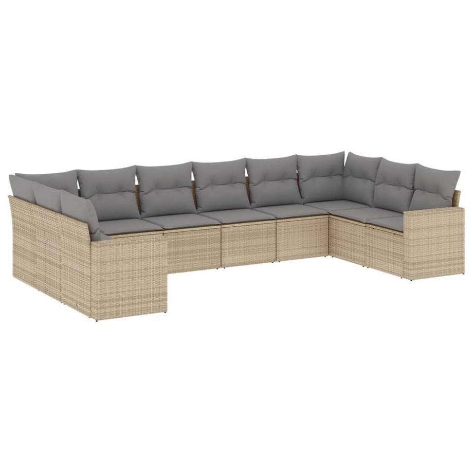 VidaXL Garten sofagarnitur poly-rattan  