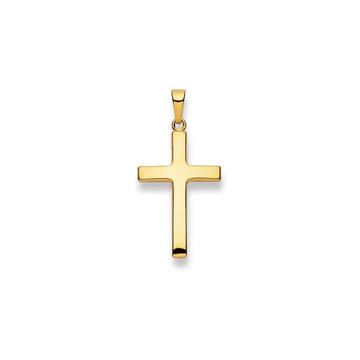 Pendentif croix en or jaune 750, 32x16mm