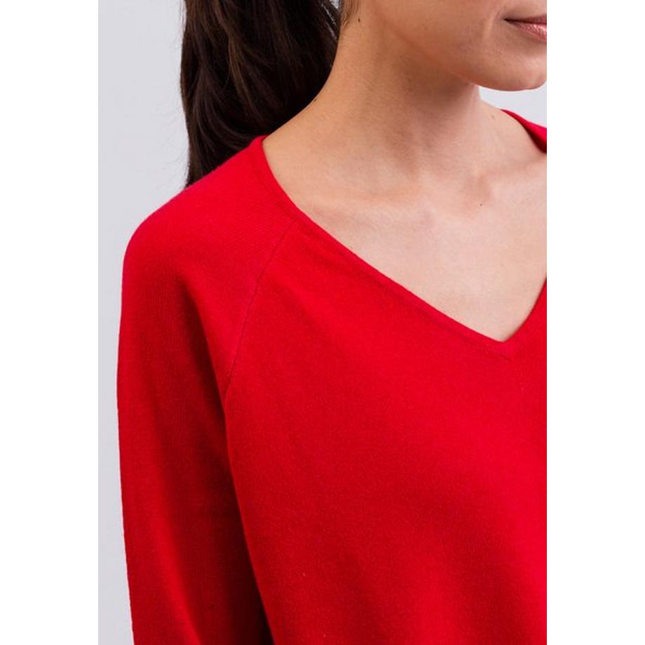 CASH-MERE.CH Pullover con spacchi laterali  