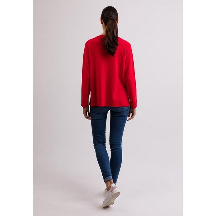 CASH-MERE.CH Pullover con spacchi laterali  