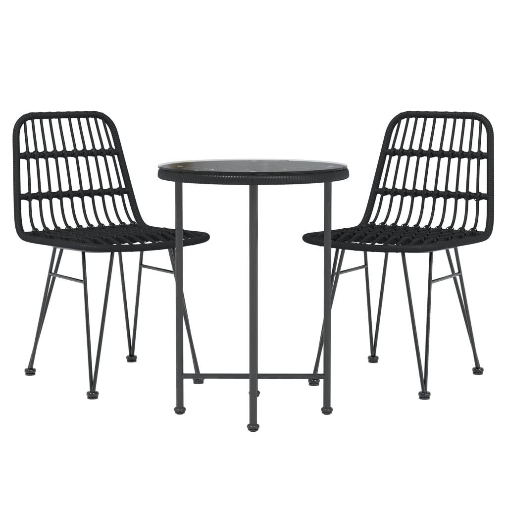 VidaXL set da pranzo da giardino Polirattan  