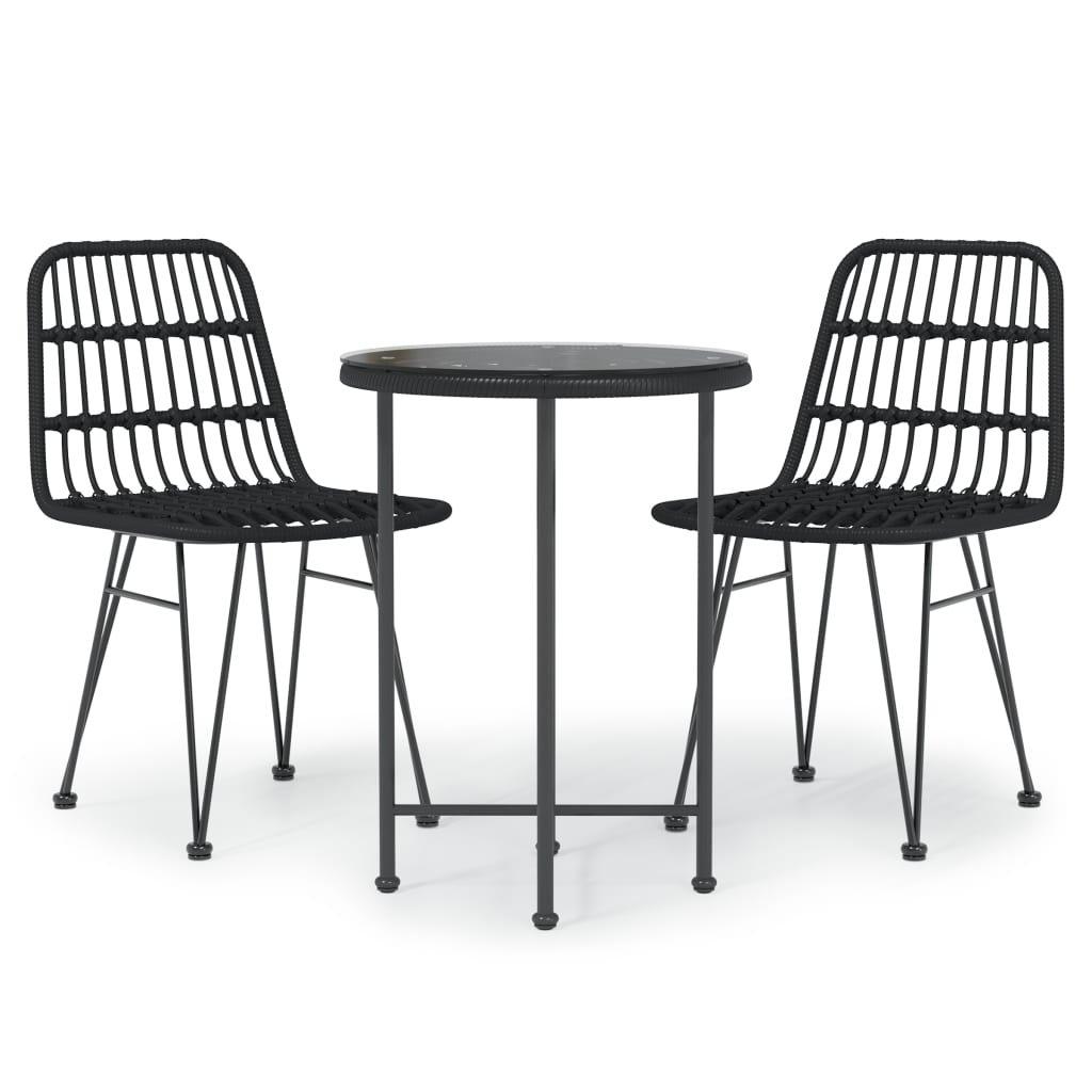 VidaXL set da pranzo da giardino Polirattan  