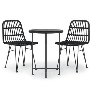 VidaXL set da pranzo da giardino Polirattan  