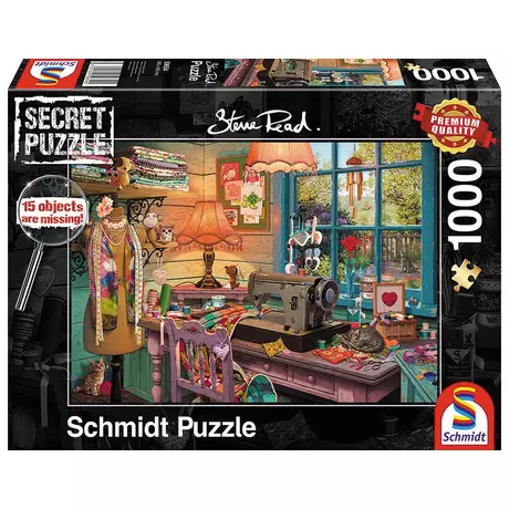 Schmidt  Puzzle Im Nähzimmer (1000Teile) 