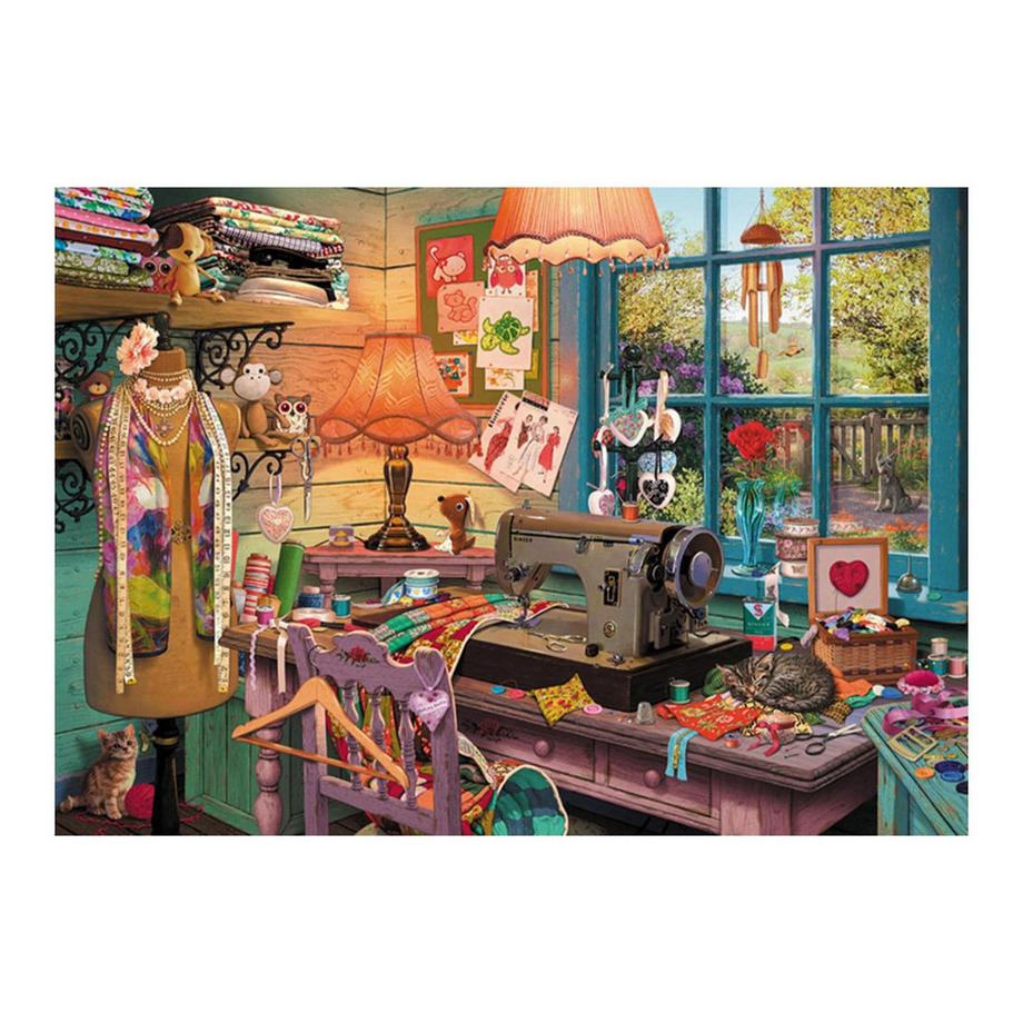 Schmidt  Puzzle Secret Im Nähzimmer (1000Teile) 