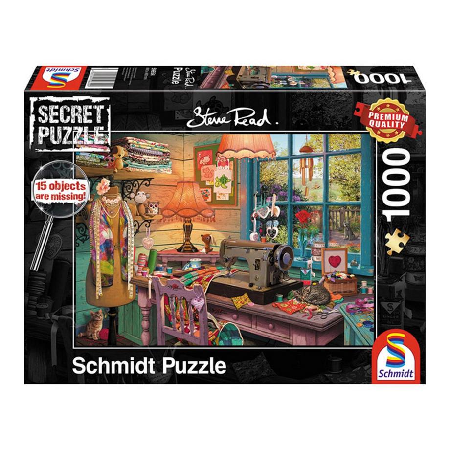 Schmidt  Puzzle Secret Im Nähzimmer (1000Teile) 
