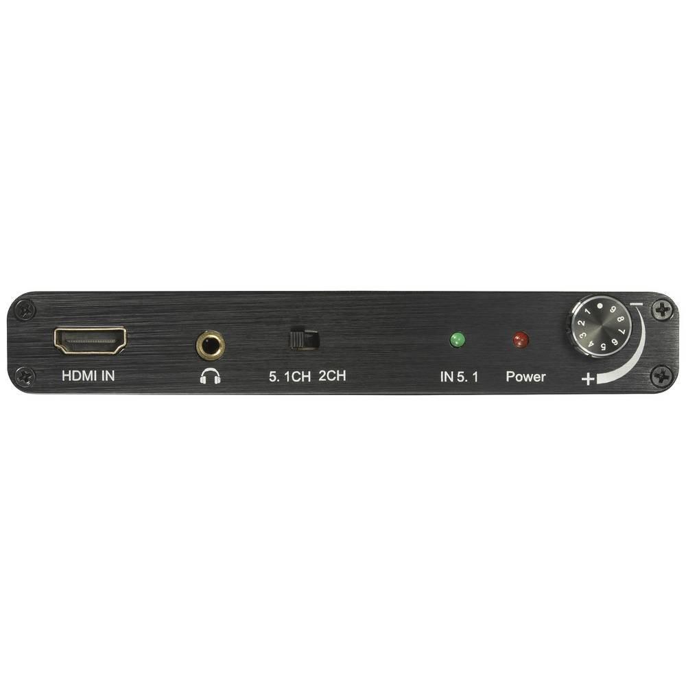 SpeaKa Professional  Audio Extraktor [HDMI - Cinch] 3840 x 2160 Pixel, 4096 x 2160 Pixel 