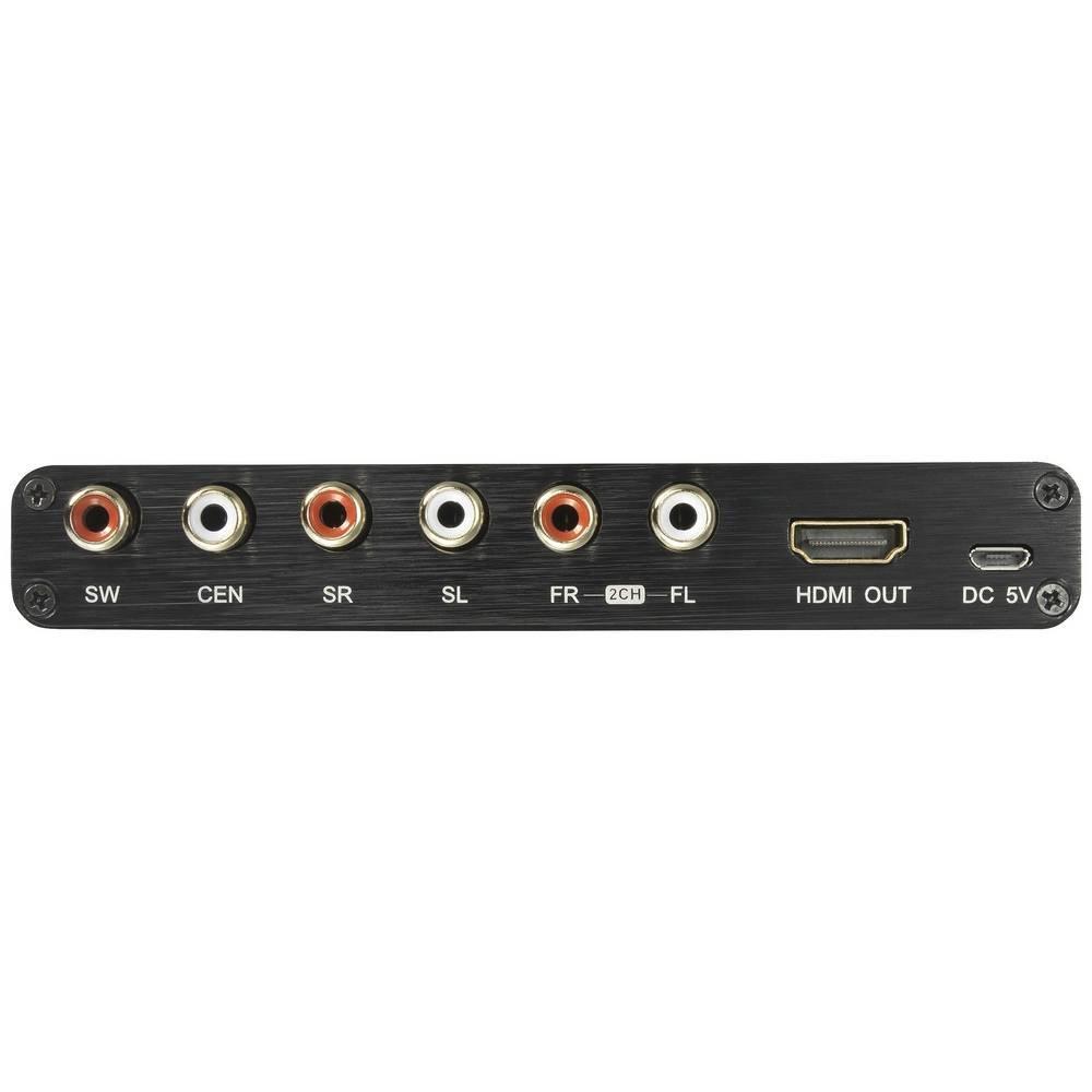 SpeaKa Professional  Audio Extraktor [HDMI - Cinch] 3840 x 2160 Pixel, 4096 x 2160 Pixel 