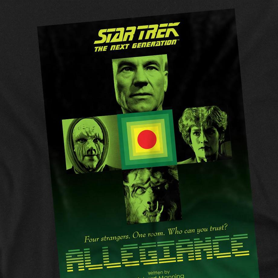 Star Trek Star Trek The Next Generation Season 3 Episode 18 Allegiance T-Shirt  