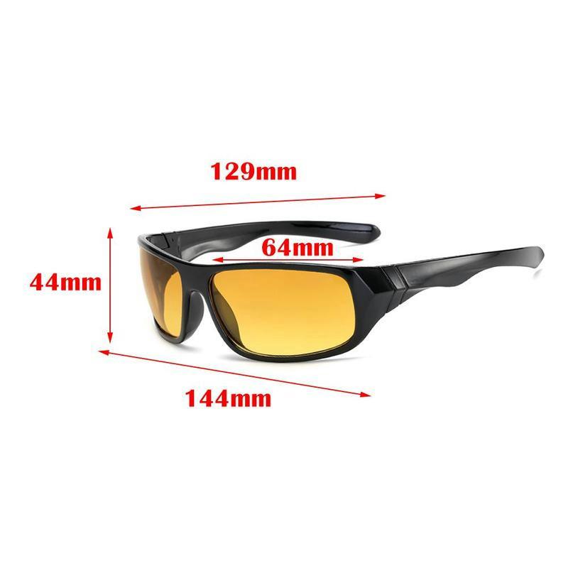 HOD Health and Home  3 lunettes de conduite pour conducteur avec vision nocturne pour voiture, anti-éblouissement, protection UV, lunettes de sécurité pour les yeux 