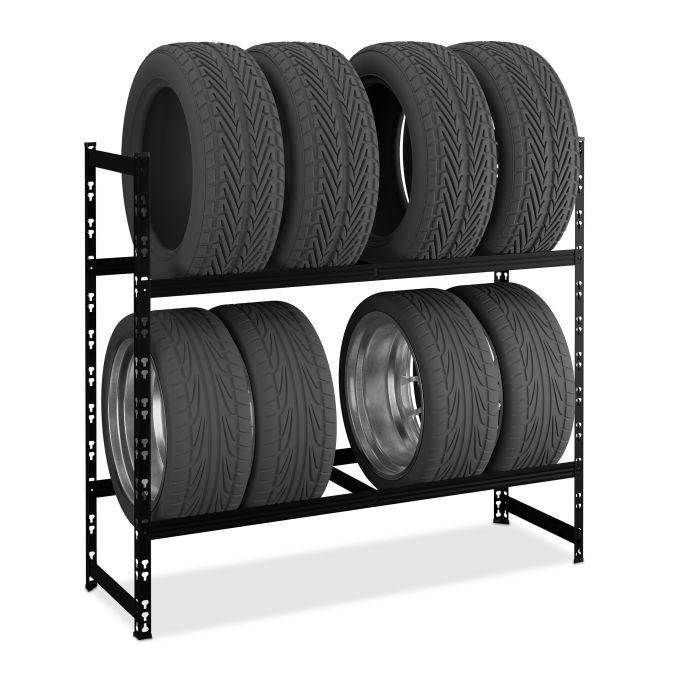 Northix Reifenregal für 8 Räder  