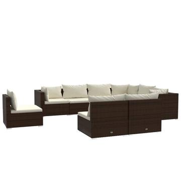 Garten lounge set poly-rattan