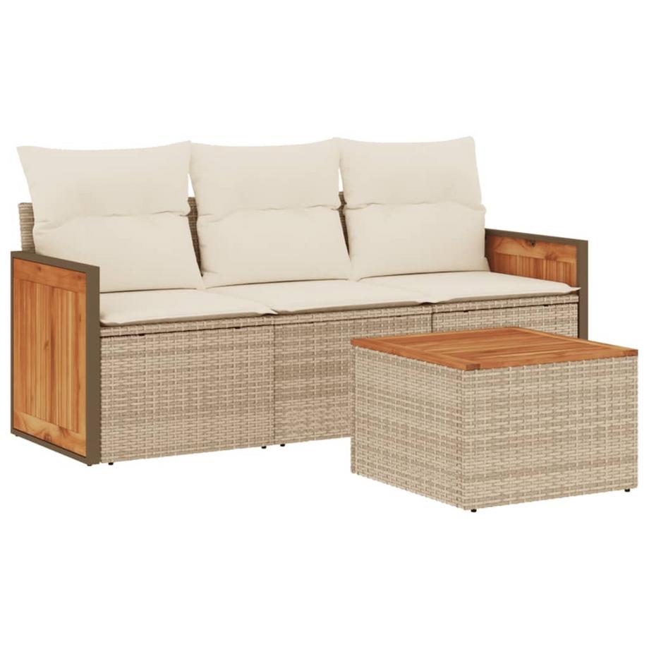 set divano da giardino Polirattan
