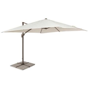 Parapluie de forme libre Dallas 300x300 blanc