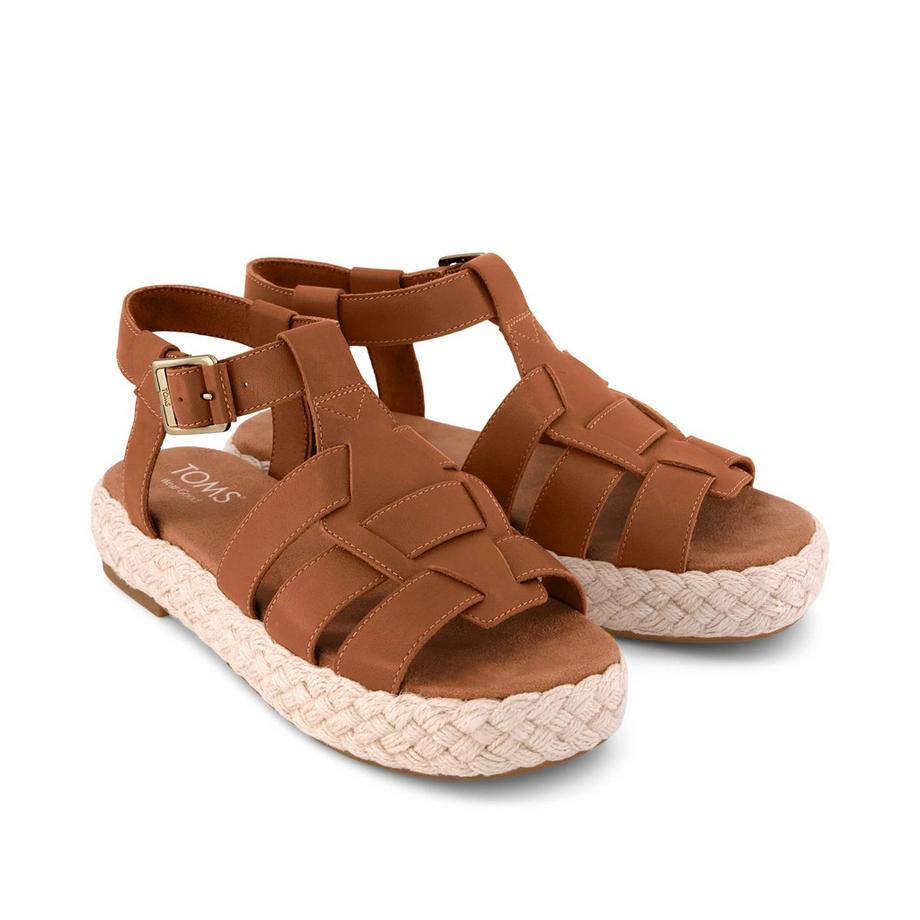TOMS Sandali espadrillas con piattaforma intrecciata Jac  