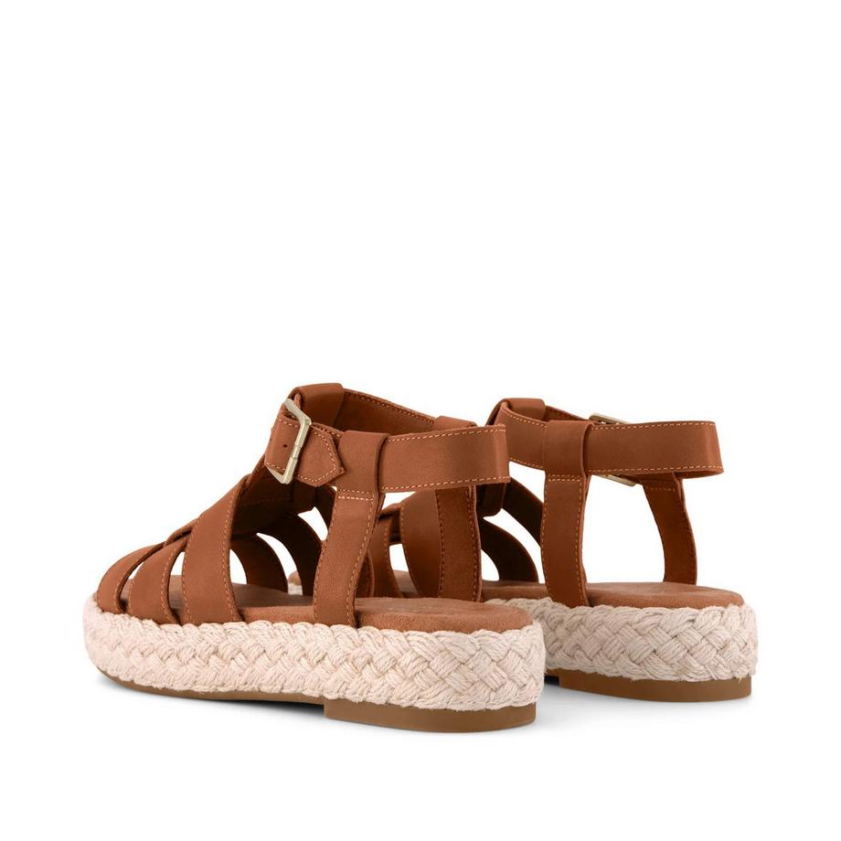 TOMS Sandali espadrillas con piattaforma intrecciata Jac  