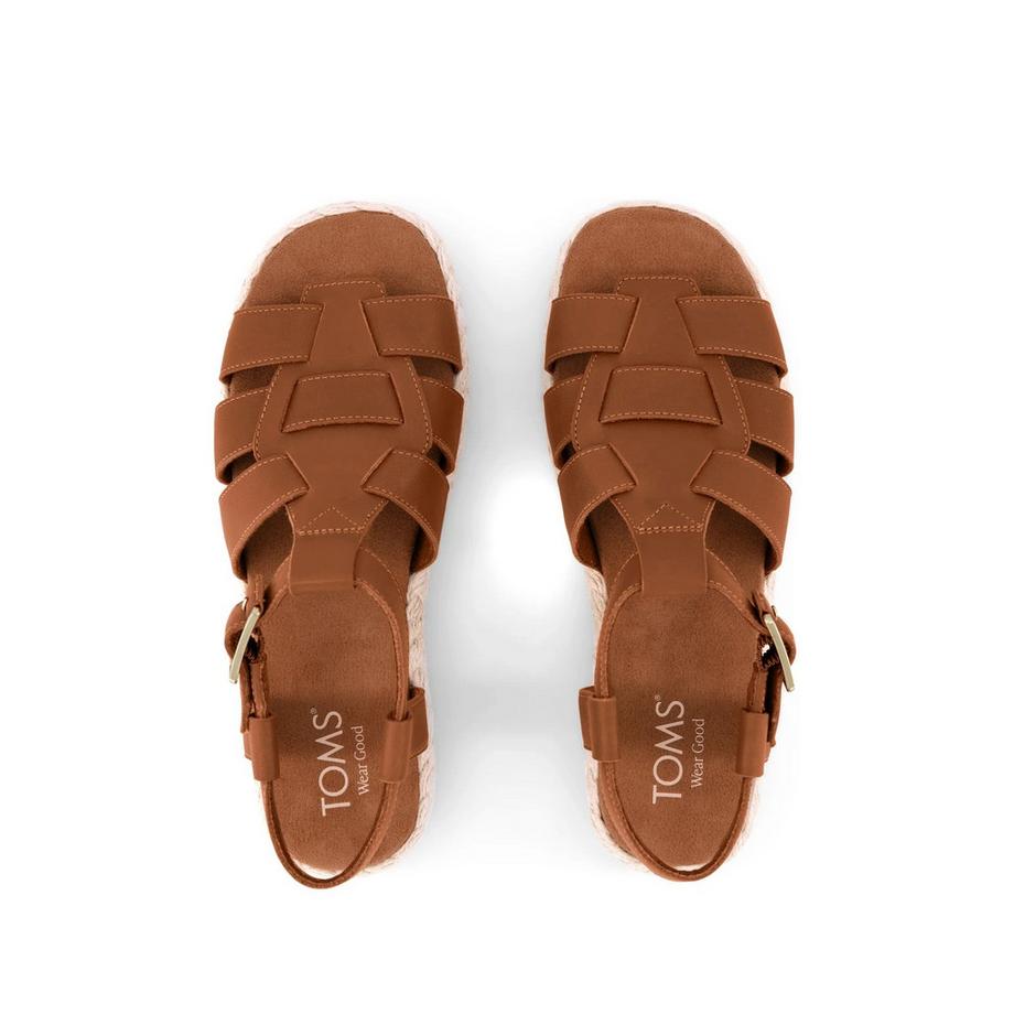TOMS Sandali espadrillas con piattaforma intrecciata Jac  