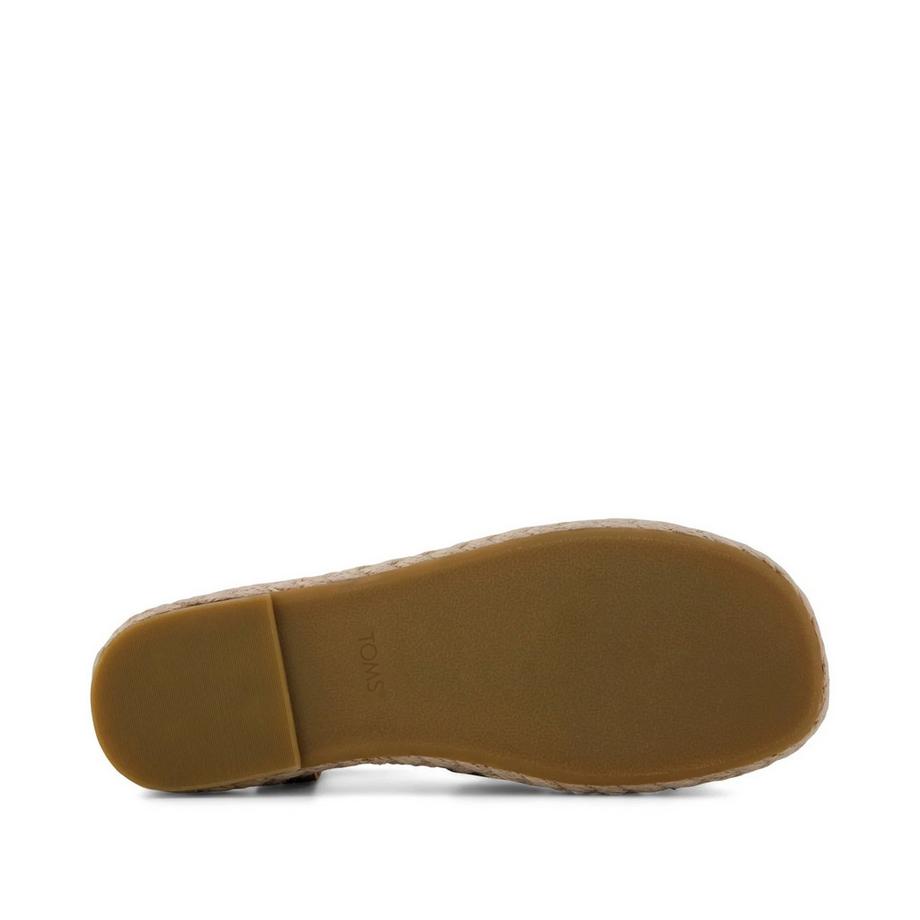 TOMS Sandali espadrillas con piattaforma intrecciata Jac  