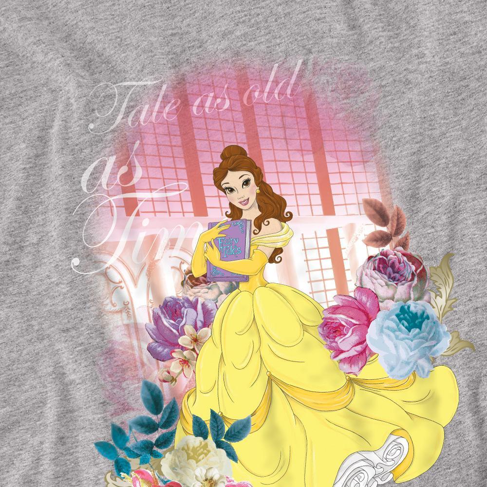 Beauty And The Beast Belle Tale as Old as Time T-Shirt Maniche Lunghe  