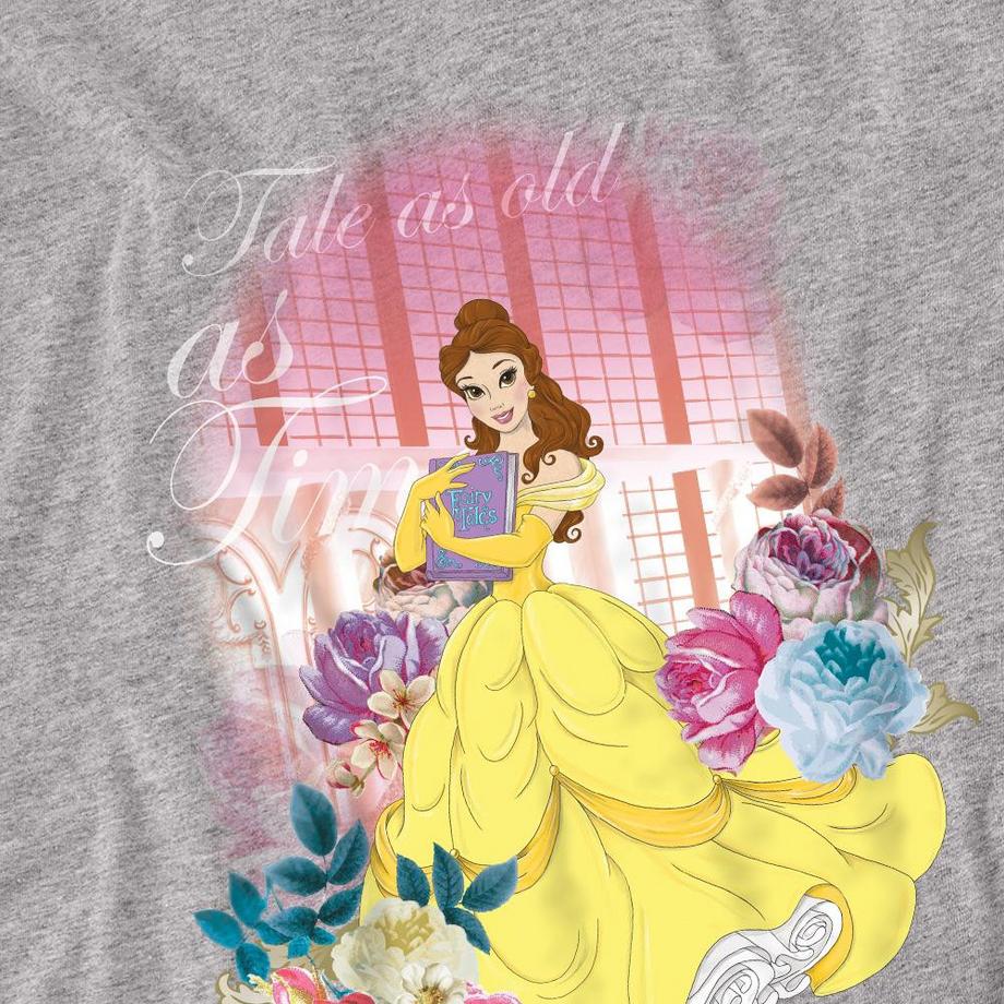 Beauty And The Beast Belle Tale as Old as Time T-Shirt Maniche Lunghe  