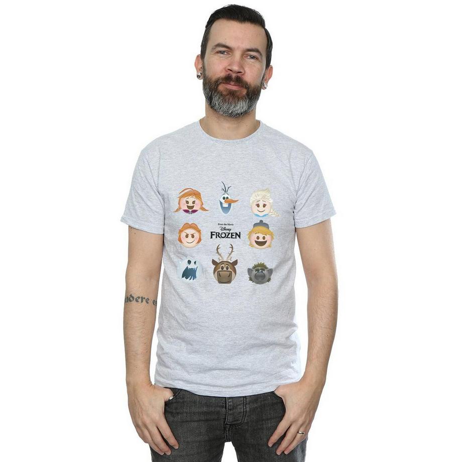 Disney Frozen Emoji Personaggio T-Shirt  