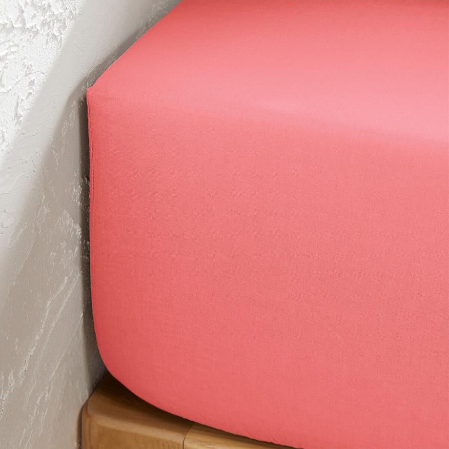 La Redoute Intérieurs Scenario Drap Housse Uni pour Matelas Hauts  