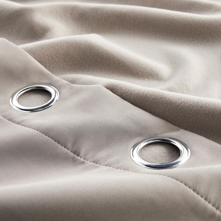 La Redoute Intérieurs Fleece-Thermovorhang mit Ösen  