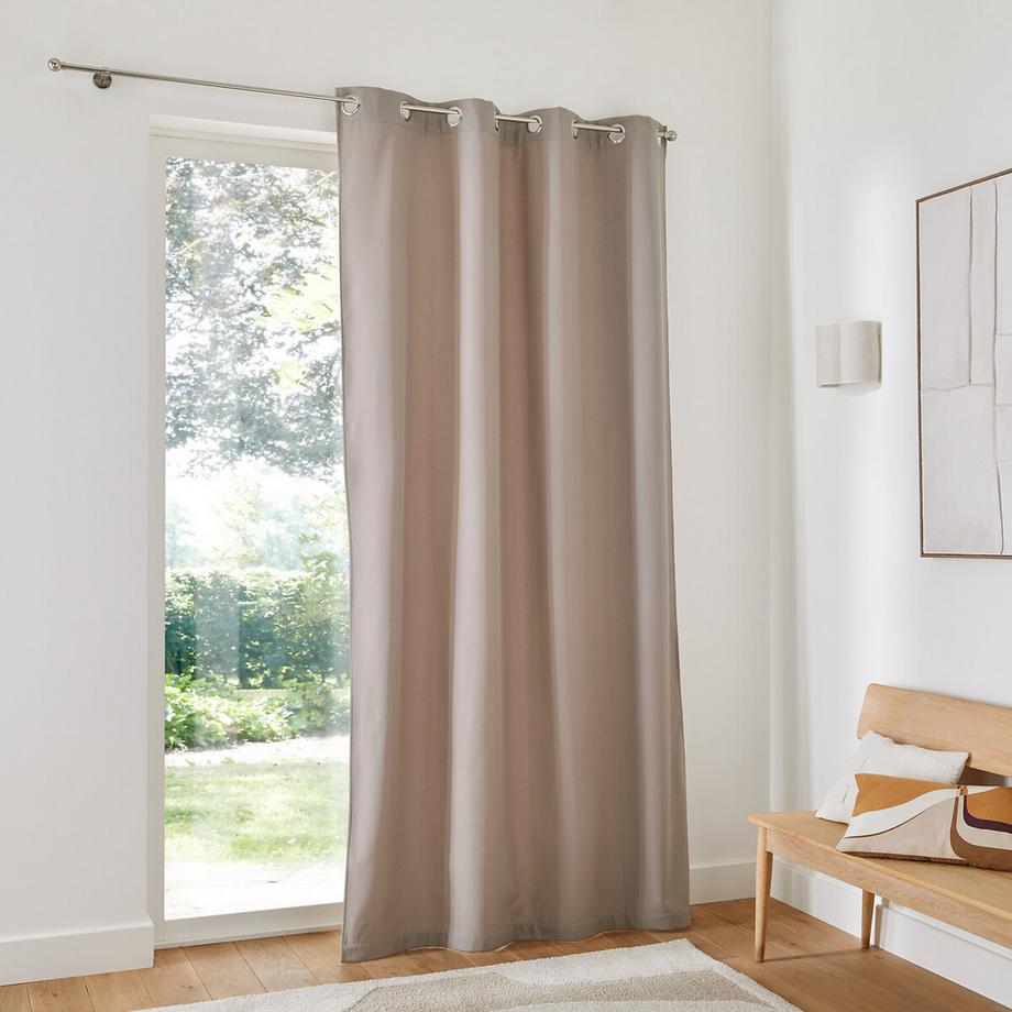 La Redoute Intérieurs Fleece-Thermovorhang mit Ösen  