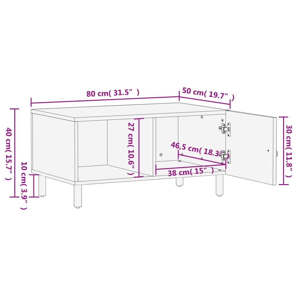 VidaXL Table basse bois  