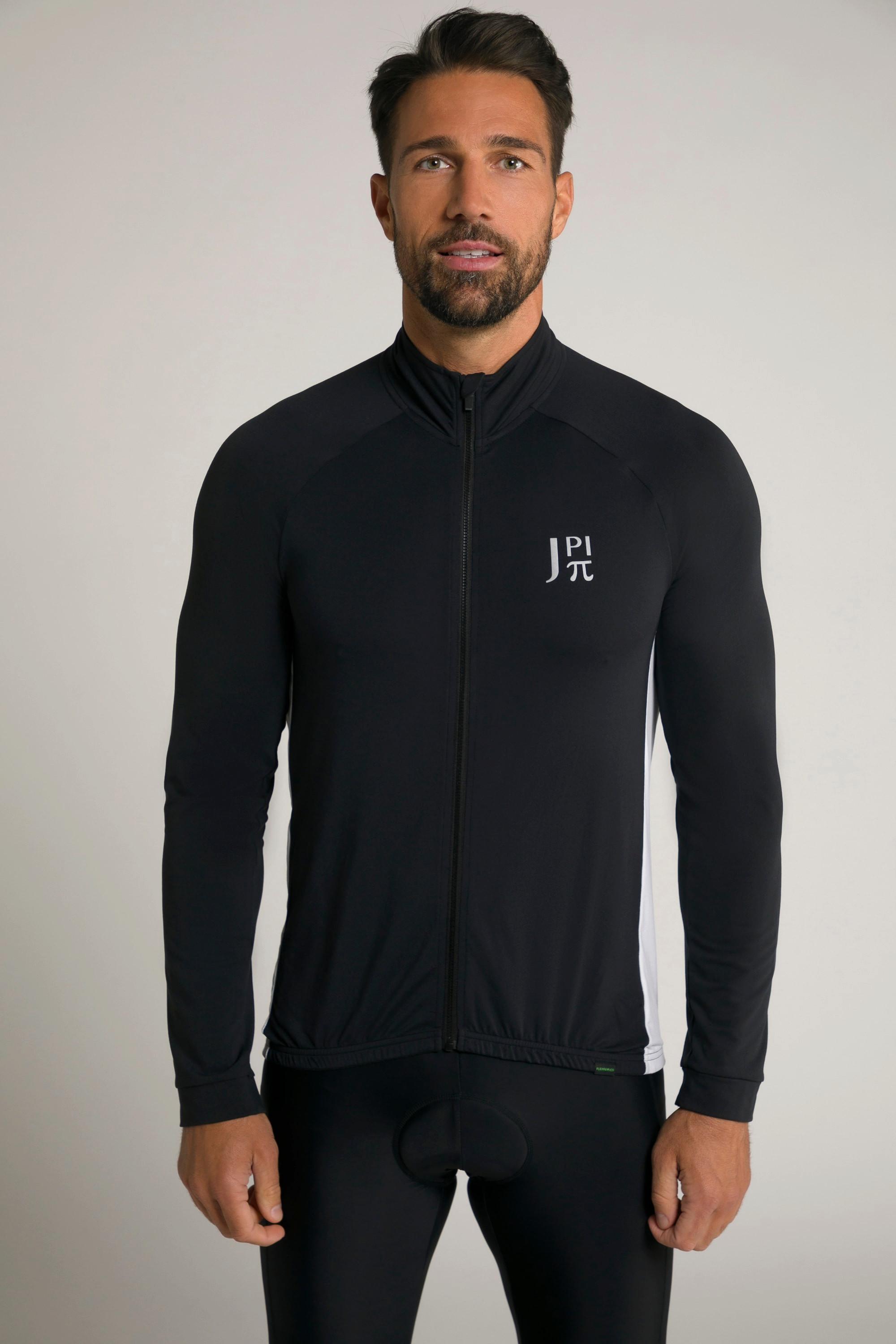 JP1880  Fahrrad-Trikotjacke, Bikewear, Stehkragen, Langarm 