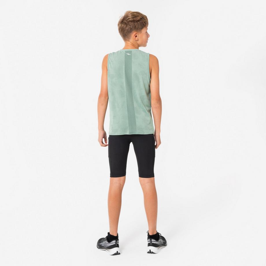 KIPRUN  Tanktop Kinder Seamless Running Polyester 