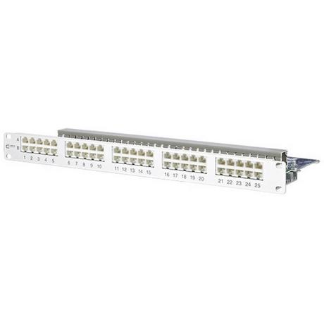 METZ CONNECT  50 Port Netzwerk-Patchpanel 483 mm (19) CAT 3 1 HE 