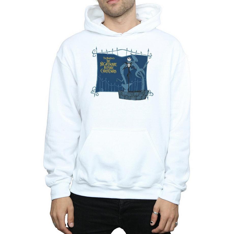 Disney Nightmare Before Christmas Jack And The Well Felpa con Cappuccio  