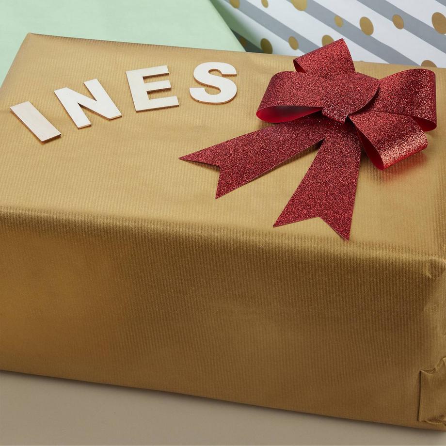 B2X  Buchstaben und Zahlen aus Holz 144 Teile 