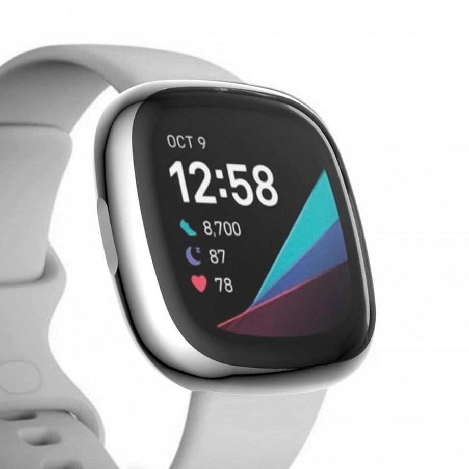 Cover-Discount  Fitbit Versa 3 / Sense - Gummi Schutz Case 