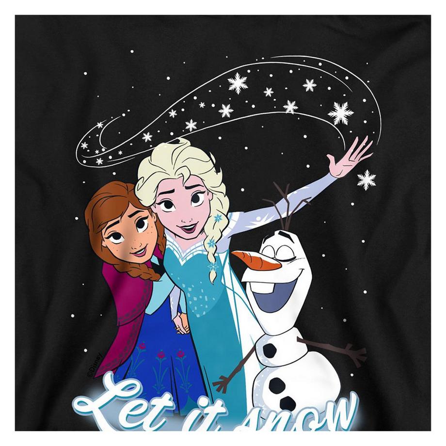 FROZEN  Sweat À Capuche Motif Elsa, Anna Et Olaf Let It Snow 