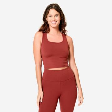 Top donna effetto seconda pelle