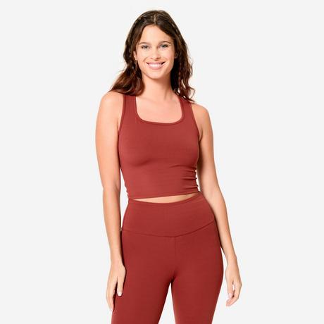 DECATHLON  Top donna effetto seconda pelle 