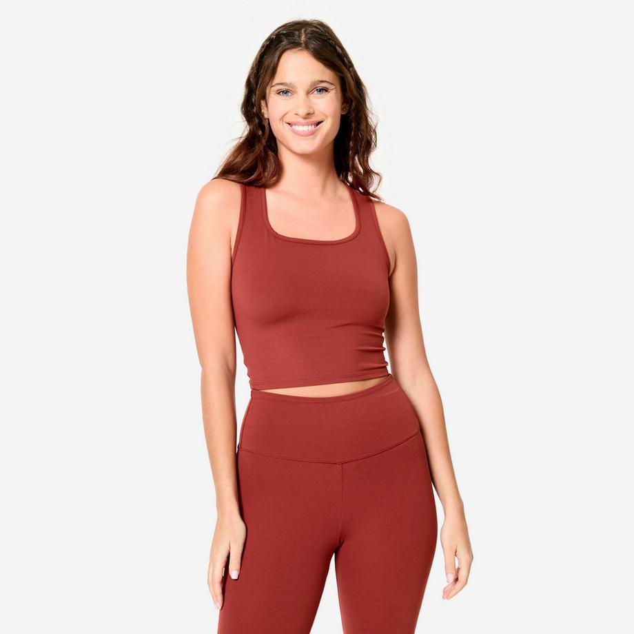 Top donna effetto seconda pelle