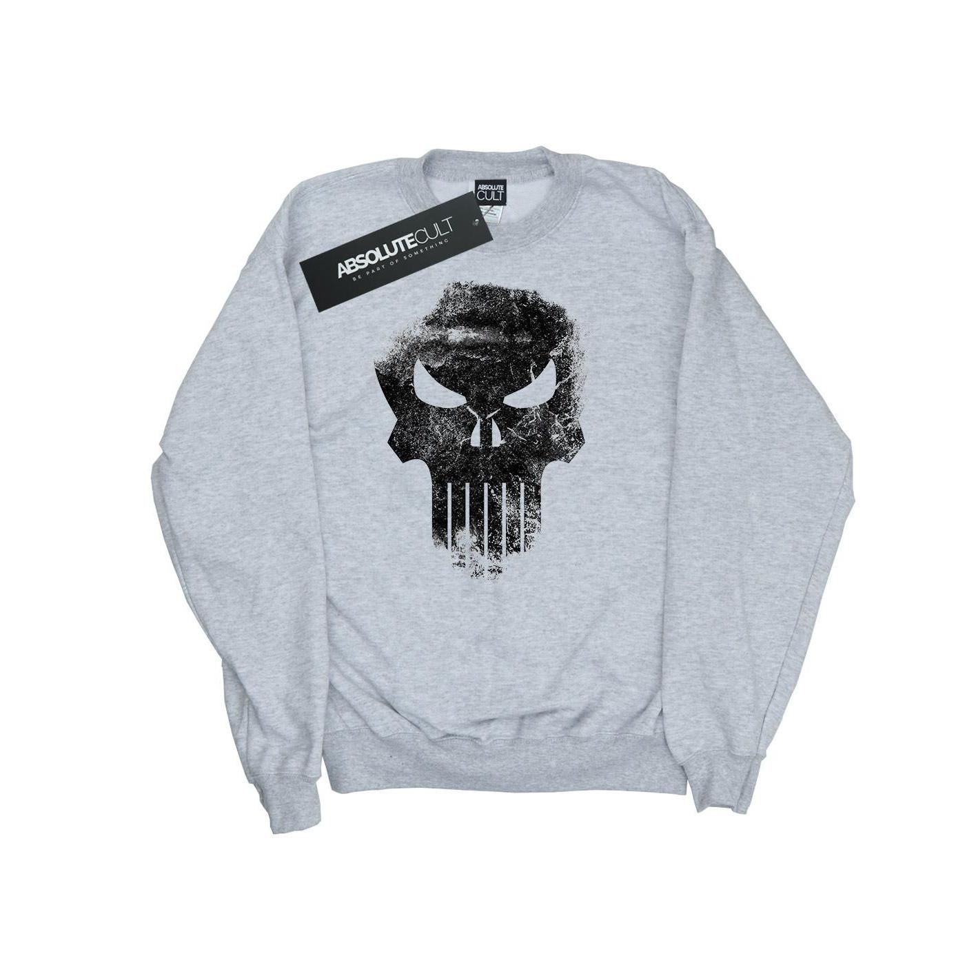 MARVEL  Sweat THE PUNISHER DISTRRESSED SKULL 