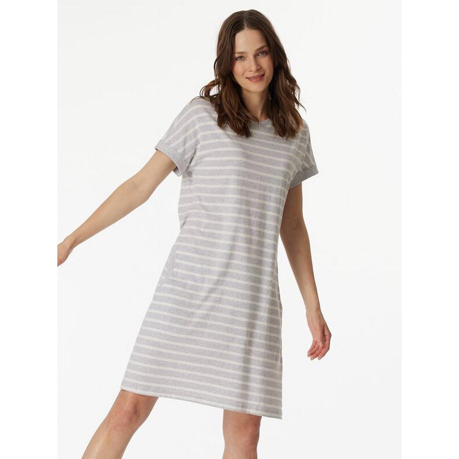 Schiesser Chemise de nuit rayée  